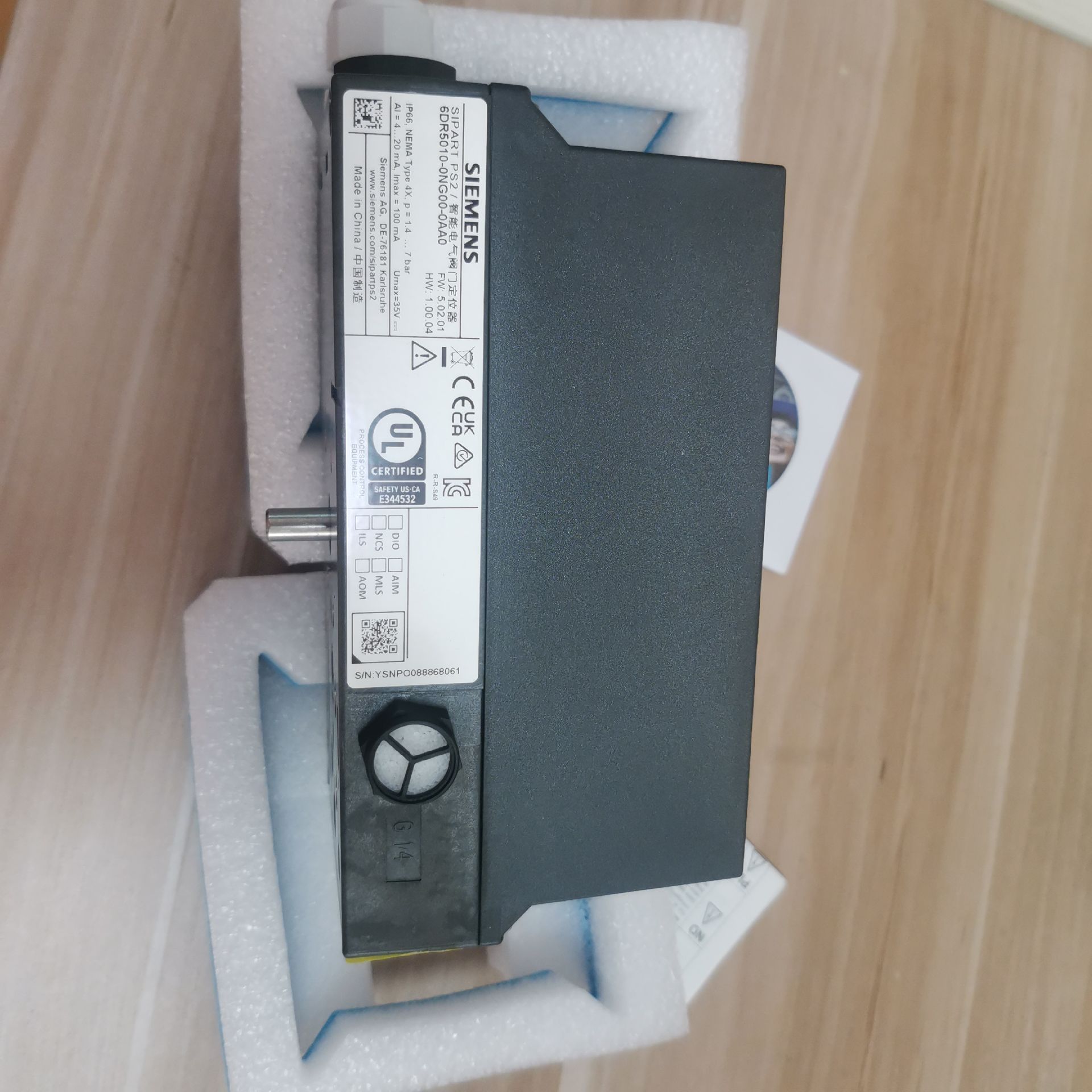 西门子单作用阀门定位器6dr5010-0nn00-0aa0